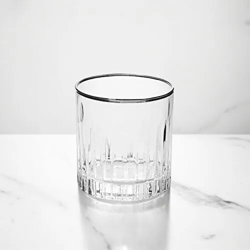 RCR Timeless 6'lı Platin Rimli Su Bardağı Seti 310 ml