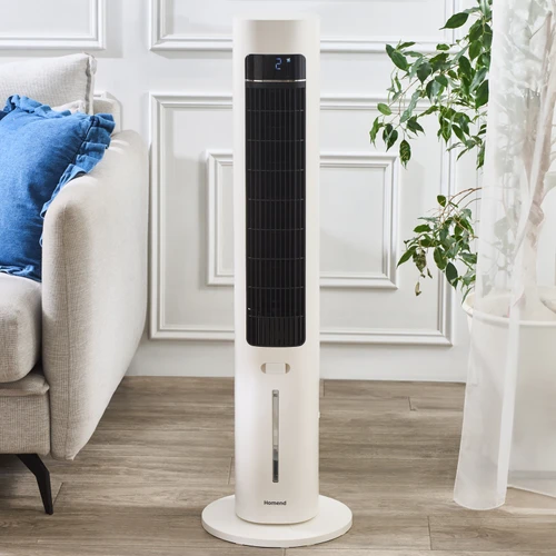 Homend Fanomen 9011H Uzaktan Kumandalı Soğuk Su ve Buz Hazneli Kule Tipi Vantilatör 60W