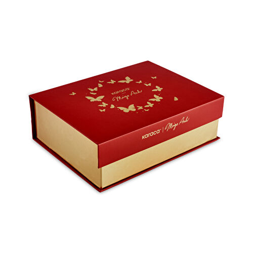 Karaca X Müge Anlı Kelebekli 2 Kişilik Kahve Fincanı Gold