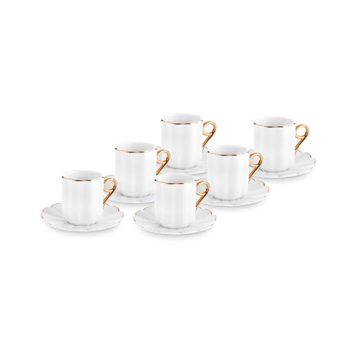 Karaca Feyza 6 Kişilik Kahve Fincanı 90 ml 