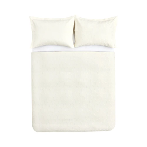 Nautica Home Polygon Antic Çift Kişilik Yatak Örtüsü Seti White