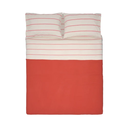 Nautica Home Darrel Tek Kişilik Pike Takımı Mercan 