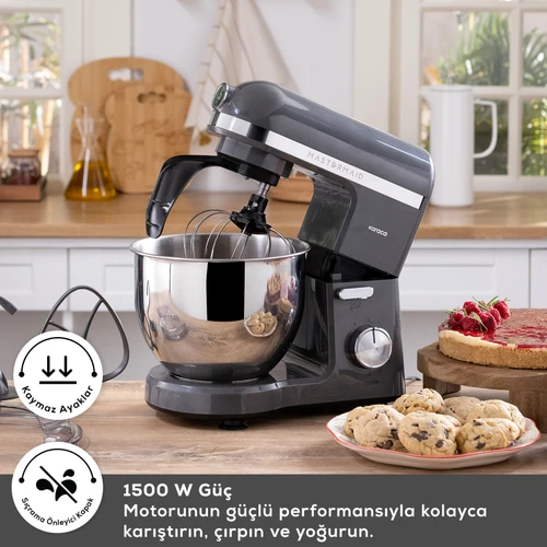 Karaca Mastermaid Chef Pro Çift Kollu Mutfak Şefi 1500 W Space Gray