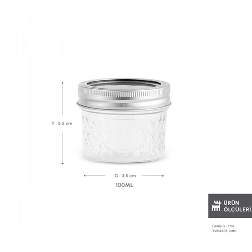 Karaca x Refika'dan Boyunsuz Baklava Desen Kavanoz 100 Ml 