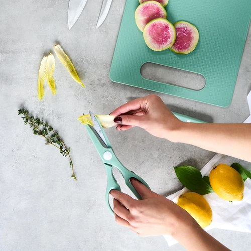 Karaca Sharp 3 in 1 5 Parça Kesme Tahtalı Bıçak Seti Mint