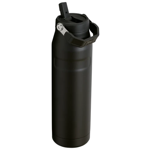 Stanley The IceFlow Flip Straw Pipetli Termos Bardak 1,06 LT Black 