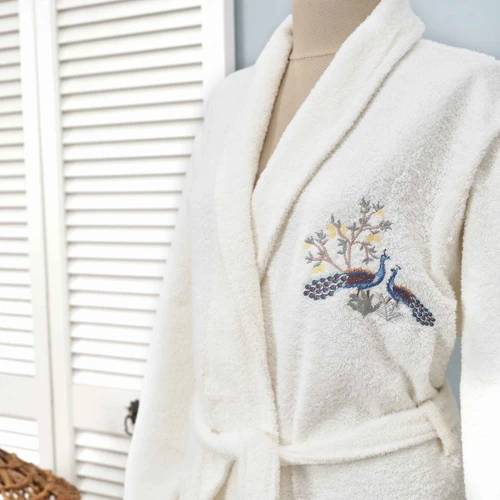 Karaca Home Dina Kadın %100 Pamuk Bornoz Set S/M