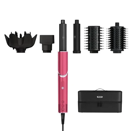 Shark FlexStyle 5 in 1 Air Styler and Hair Dryer with Storage Case Malibu Pink