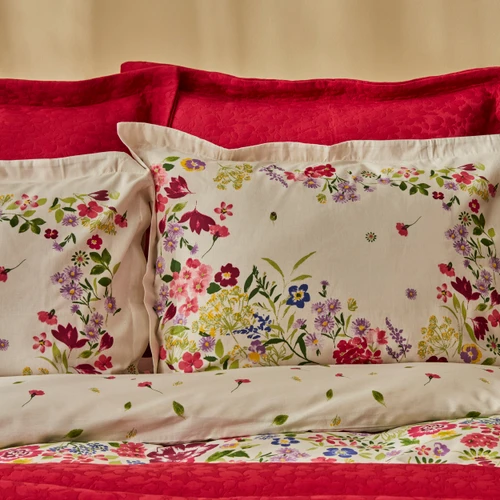 Karaca Home Lisette Pamuk Çift Kişilik Düet Set Fuşya