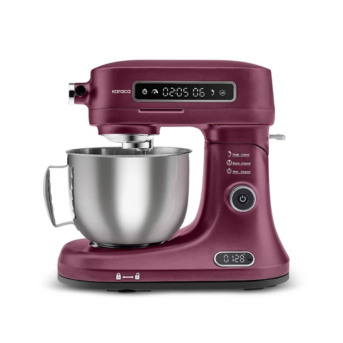 Karaca Pro Artisan Tartılı Dijital Ekran Zaman Ayarlı Döküm Hamur Yoğurma Makinesi Royal Berry 1600W 5L 
