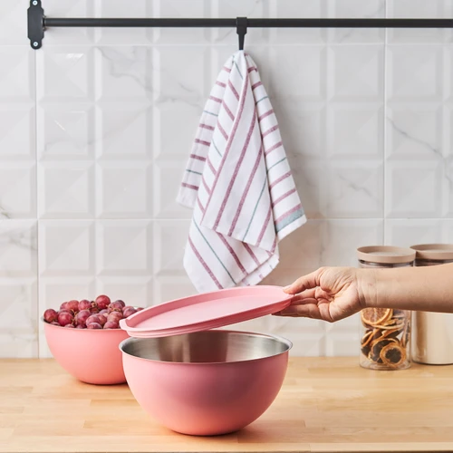 Emsan Flow Cup Karıştırma Kabı Pembe 20-24 cm