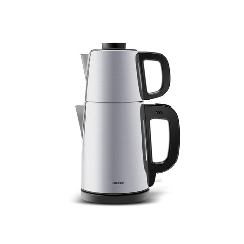 Karaca Tea Break 2 in 1 Çelik Su Isıtıcı Çay Makinesi Silver Inox