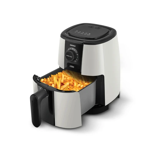 Karaca Smart Cook 60 Dakikaya Kadar Zaman Ayarlı Compact Airfryer Krem 2.2 Litre