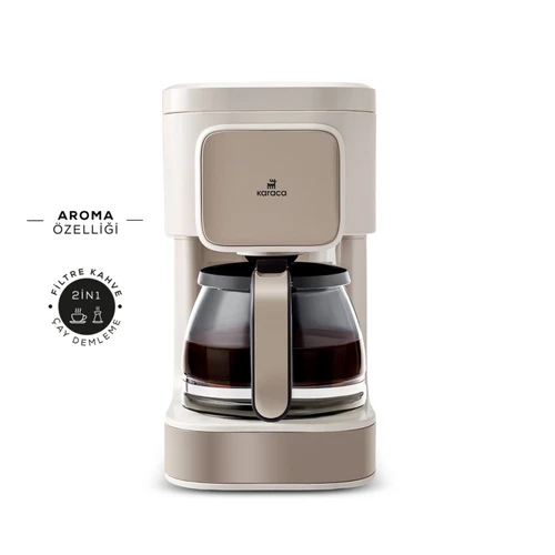 Karaca Just Coffee Aroma 2 In 1 Filtre Kahve ve Çay Demleme Makinesi Latte