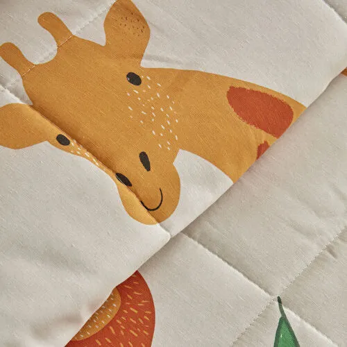 Karaca Home Young Giraffe World Tek Kişilik Yatak Örtüsü Takımı