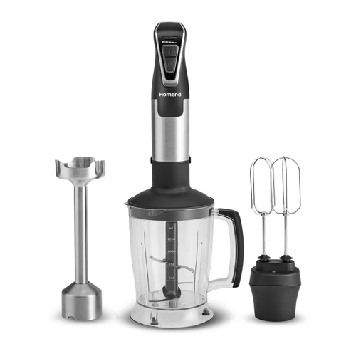 Homend Handmaid 1966h Inox XLarge Hazneli, Çift Bıçaklı Blender Set