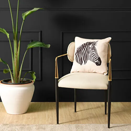Karaca Home Zebra Desenli Kırlent 45x45 cm 