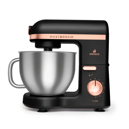 Karaca Mastermaid Chef Pro Çift Kollu Stand Mikser Matte Black Copper 1750 W