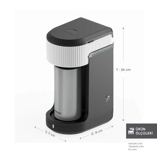 Karaca Mono Black Filtre Kahve Makinesi Starlight