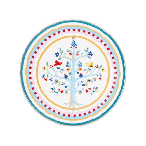Baci Milano Mamma Mia Ağaç Desenli Servis Tabağı 31 cm