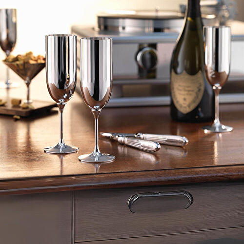 Robbe&Berking Belvedere Gümüş Kaplama Flüt Kadeh