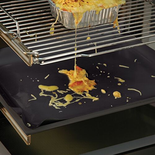 NoStik Fırın Koruyucu Mat Siyah 40 cm x 50 cm