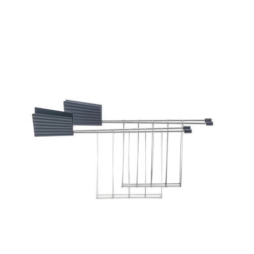 Alessi Plisse 2'li Tost Makinesi Kelepçesi Gri