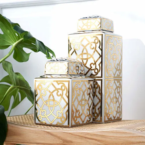 Karaca Home Gold Dikdörtgen Küp 22 cm