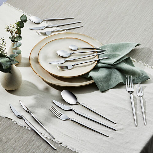 Karaca Premium Lady Platin 12 Kişilik 84 Parça Çatal Kaşık Bıçak Takımı 