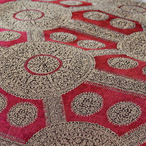 Karaca Home Ottoman 9 Parça Saten Bordo Private Düet Set