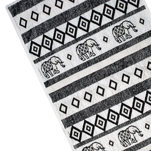 Karaca Home Marodisa 80x150 cm Ekru/Siyah Kilim