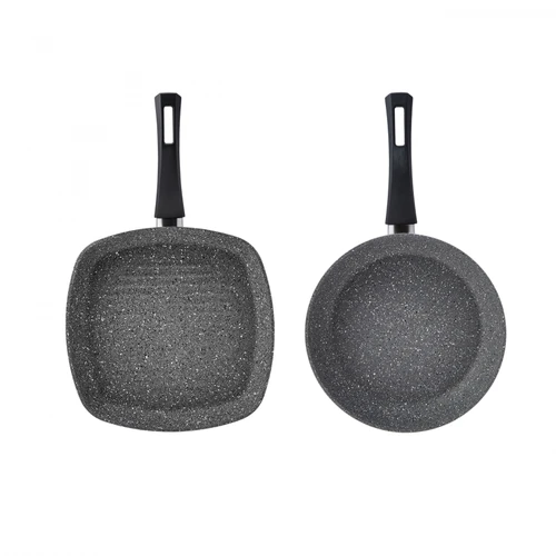 Karaca Biogranit Gris Tava Grill Set Gri