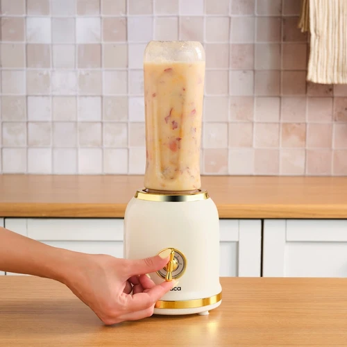 Karaca Retro Personal Kişisel Smoothie Blender Cream