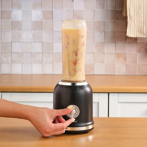 Karaca Retro Personal Kişisel Smoothie Blender Black