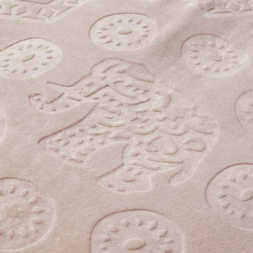 Karaca Home Elephant Pudra Çift Kişilik Soft Embosy Battaniye