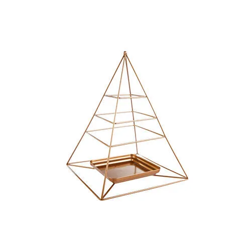 Karaca Home Piramit Dekoratif Tabak 24x35cm
