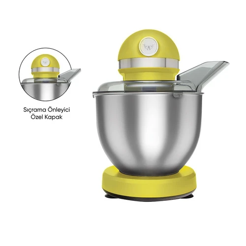 Karaca Mastermaid Chef Hamur Yoğurma Makinesi Pineapple Yellow 1500W 5L