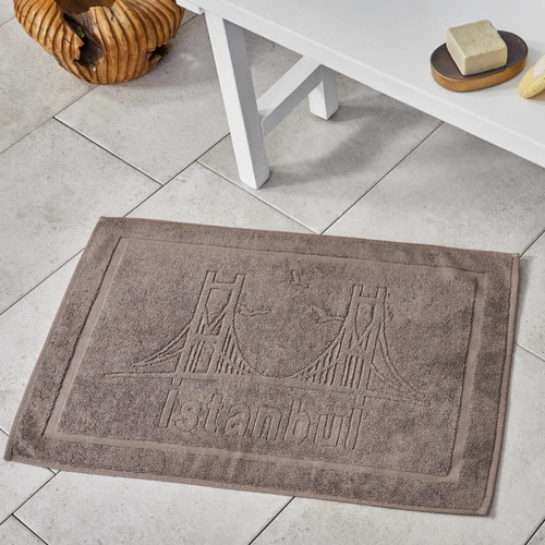 Karaca Home İstanbul Ayak Havlusu 50x70 cm Vizon 