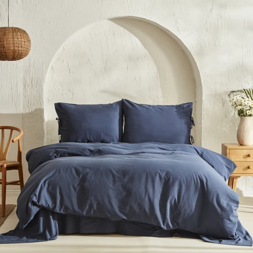 Karaca Home 4 Element Çift Kişilik Nevresim Takımı Lacivert 