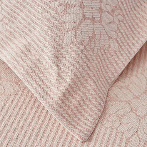 Karaca Home Almada Pudra Çift Kişilik Yatak Örtüsü Seti