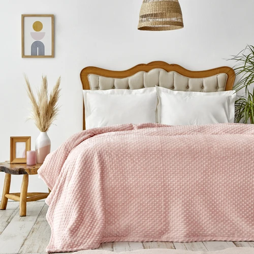 Karaca Home Alice Pudra Çift Kişilik Tomurcuk Wellsoft Battaniye