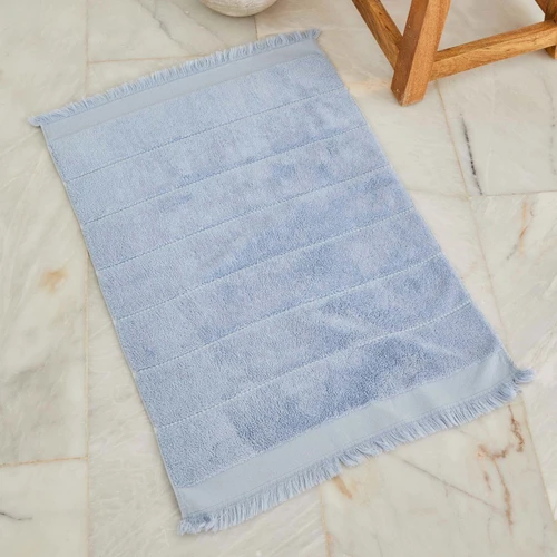 Karaca Home 4 Element %100 Pamuk Mavi Banyo Paspası 50x70 cm