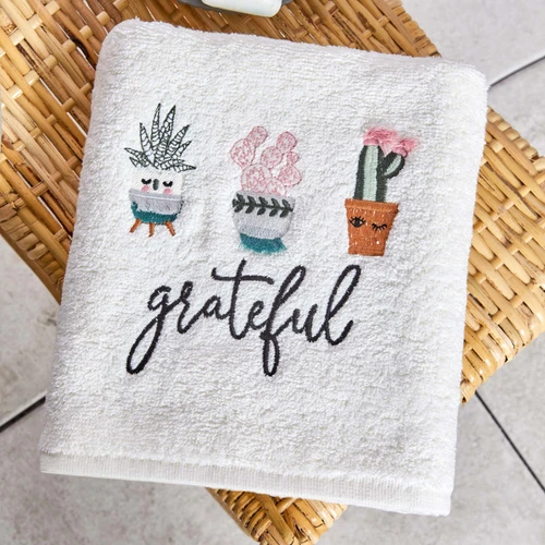 Karaca Home Cactus Nakışlı Havlu 30x50 cm
