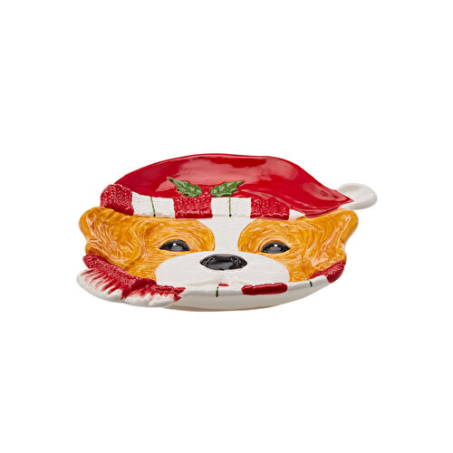 Karaca Home Cavalier Dog Dekoratif Tabak 21cm