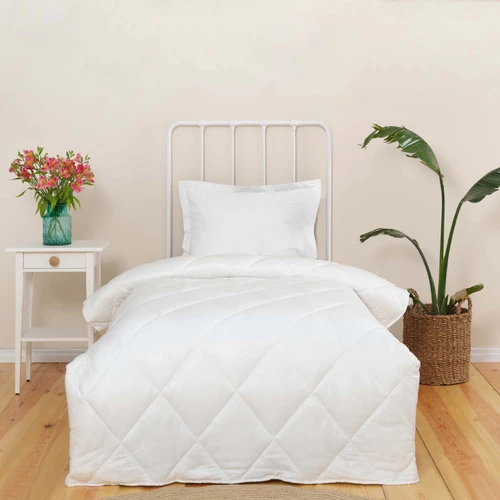 Karaca Home Ekosoft Beyaz Tek Kişilik Yıkanabilir Yorgan 155x215