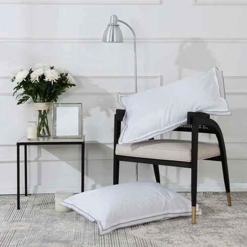 Karaca Home White Collection Victorie  Percale Çift Kişilik Nevresim Takımı Pikolu Gri