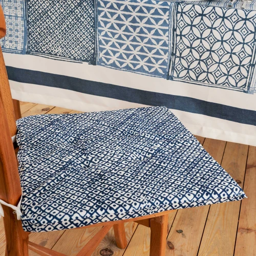 Karaca Home Costore Baskılı Minder 45x45 cm Mavi