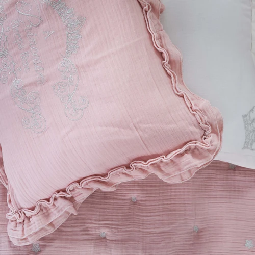 Karaca Home Royale Blush %100 Pamuk Müslin Nakışlı Private Bebek Yorgan Seti