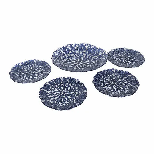 Karaca Home Coral 5 Parça Dekoratif Meyvelik Seti