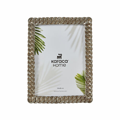 Karaca Home Tiana Chain Fotoğraf Çerçevesi Gümüş Karaca Home Tiana Chain Fotoğraf Çerçevesi Gümüş